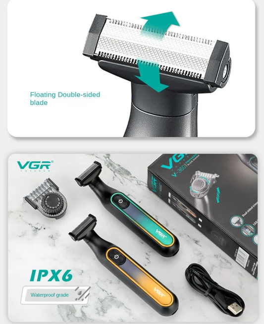 ماكينة الحلاقة المقاومة للماء (v-360)