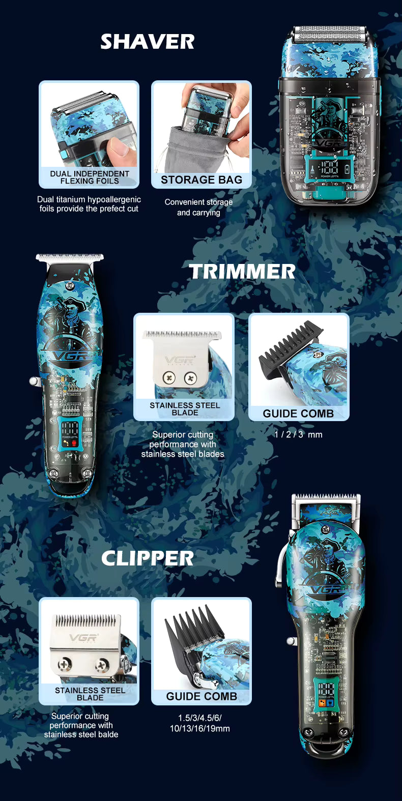 مجموعة العناية الشخصية v-645