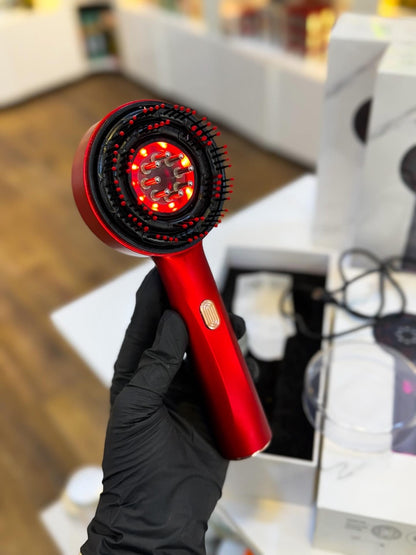 فرشاة تدليك فروة الرأس بـ خزان زيت