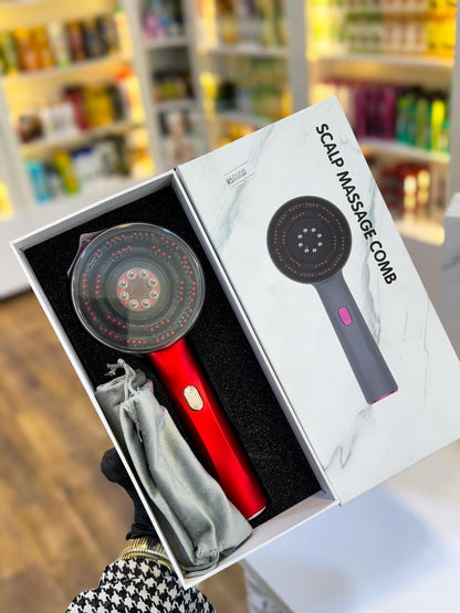 فرشاة تدليك فروة الرأس بـ خزان زيت