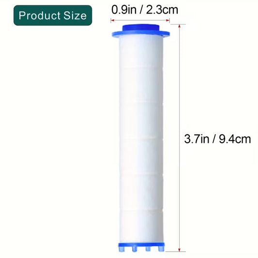 خرطوشة فلتر قطن من البولي بروبيلين   6قطع ، فلتر من قطن البولي بروبيلين لرؤوس الدش المفلترة، بديل لرأس الدش القابل للفصل المحمول باليد (طول 9.5 سم)