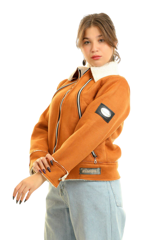 جاكيت بومبر قصير للبنات