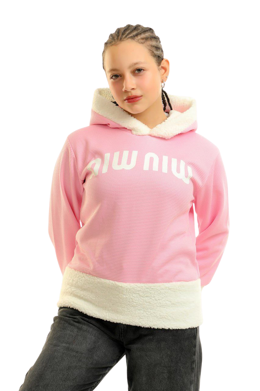 هودي شتوي دافئ للبنات