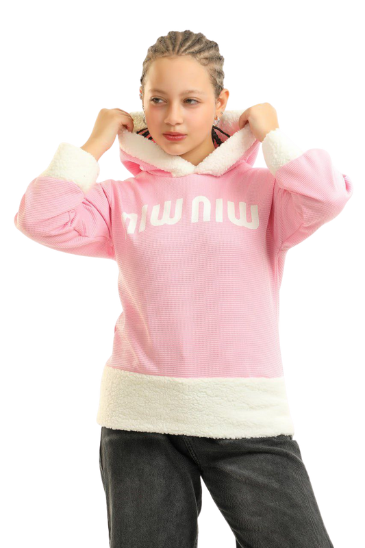 هودي شتوي دافئ للبنات