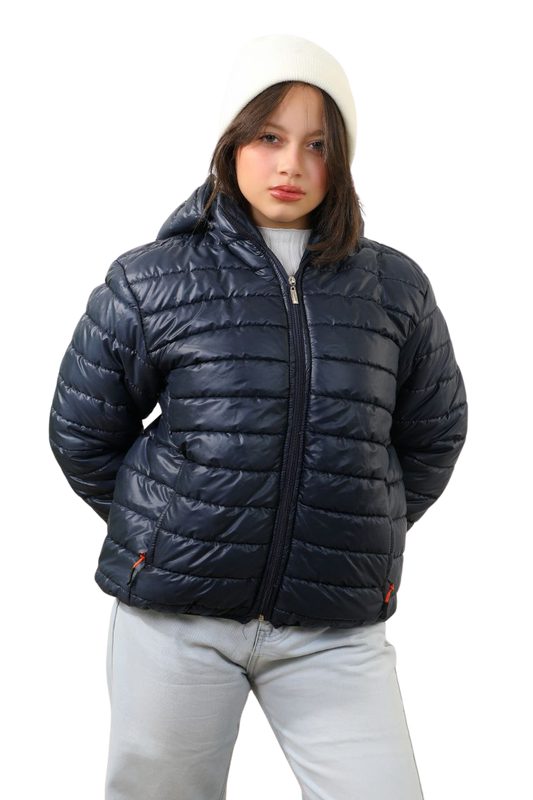 جاكيت واتر بروف قصير للبنات