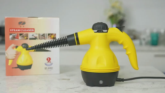 منظف البخار المحمول المتكامل – قوة التنظيف والتعقيم بين يديك!