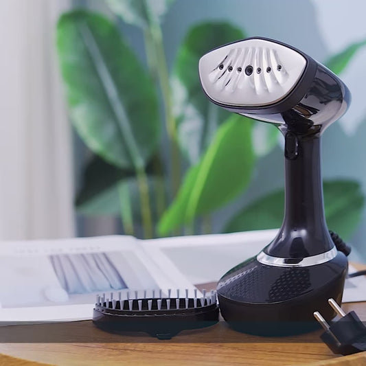 مكواة بخار محمولة يدوية | مزيل تجاعيد سريع بدون لوح كي | مثالية للسفر والمنزل - 220-240 فولت